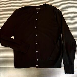 Black Button-Up Sweater